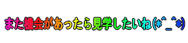 ܂@猩w(*^_^*)